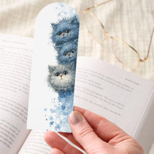 Funny Quirky Peeking Cat Bookmarks