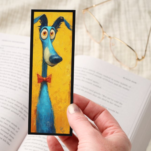 Funny Quirky Whimsical Dog Bookmarks (Hand)