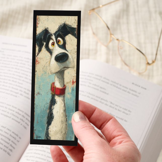 Funny Quirky Whimsical Dog Bookmarks (Hand)