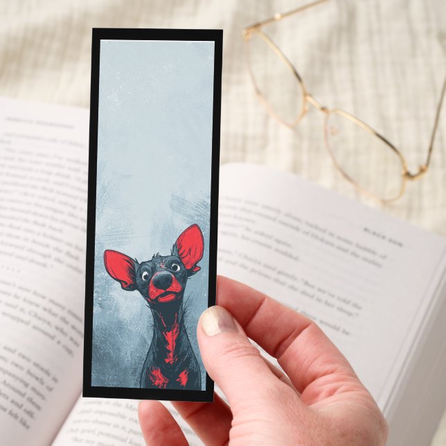 Funny Quirky Whimsical Dog Bookmarks (Hand)