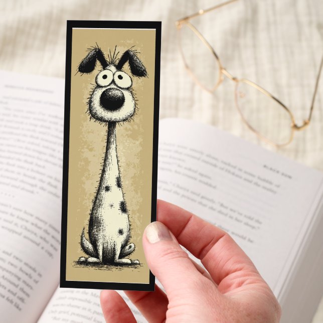 Funny Quirky Whimsical Dog Bookmarks (Hand)