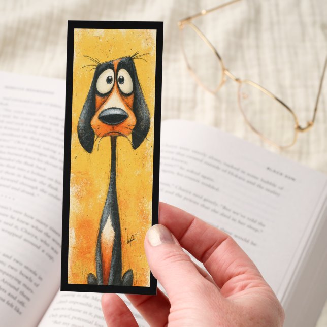 Funny Quirky Whimsical Dog Bookmarks (Hand)