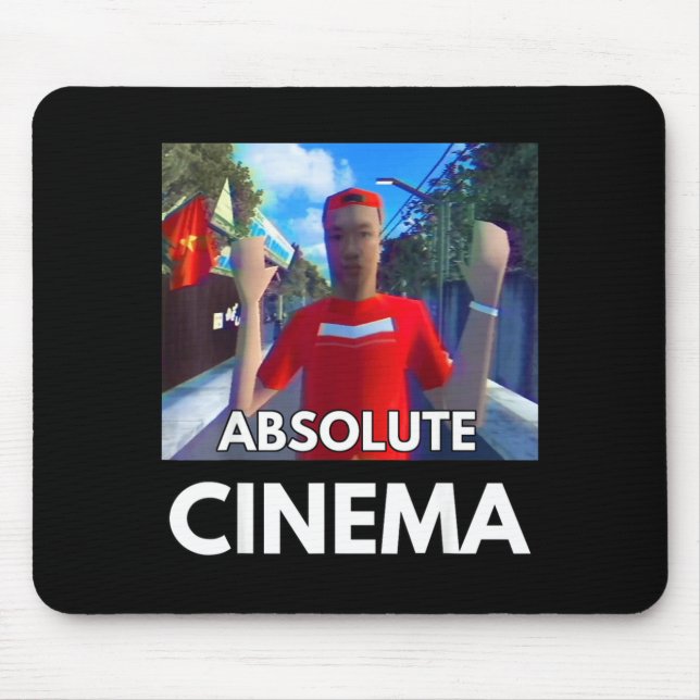 Funny Quote Absolute Cinema Meme Brother Hai's Pho Mouse Pad (Front)