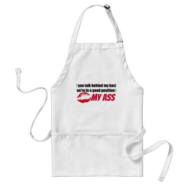 Funny Quote Adult Apron (Front)