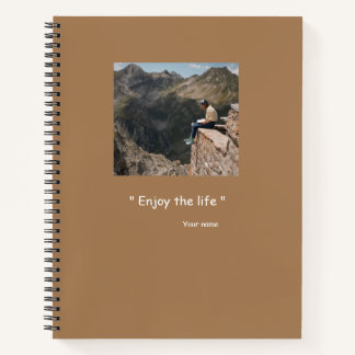 Funny Quote and picture Spiral Notebook