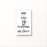 Funny Quote | Black And White Light Switch Cover at Zazzle