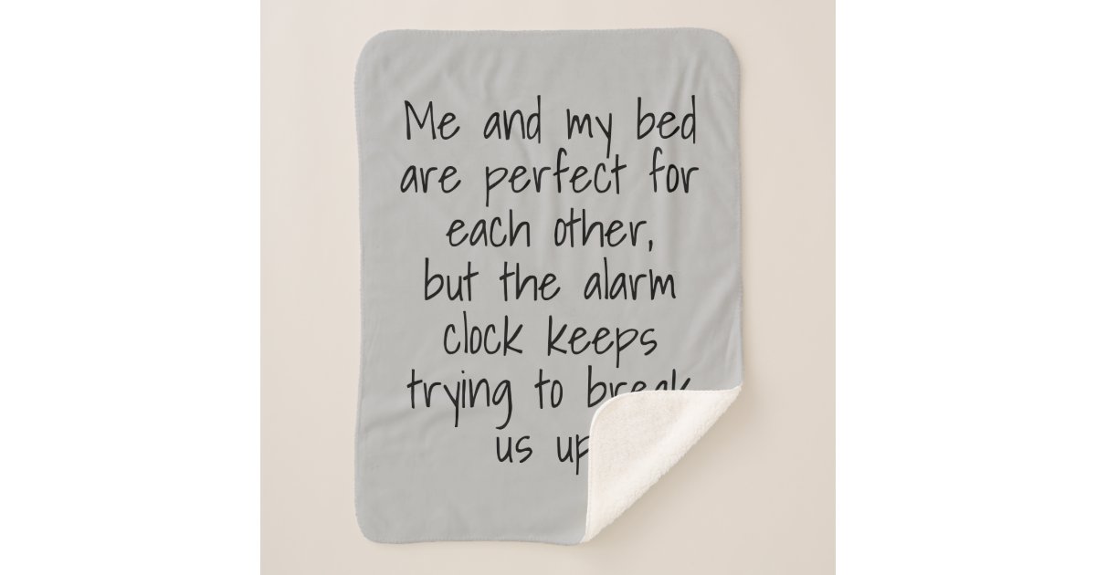 Funny quote blanket Zazzle