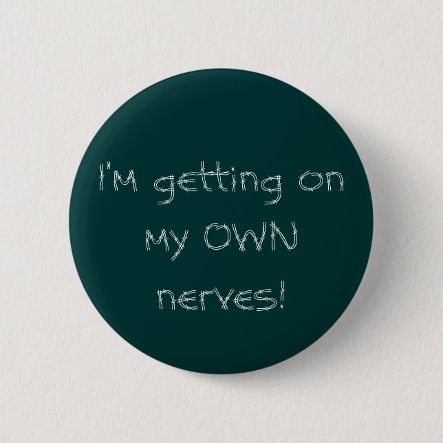 Funny Quote Button (Front)
