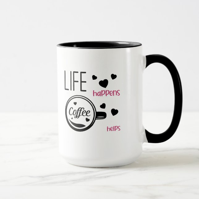 Funny quote coffe addict mom birthday mothers day mug (Right)