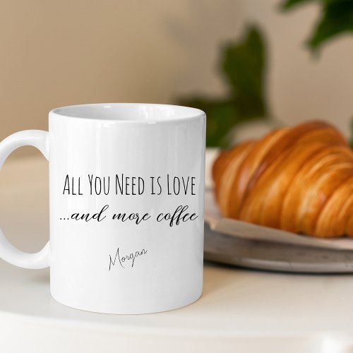 Funny Quote Coffee Lover Personalized Two_Tone Coffee Mug