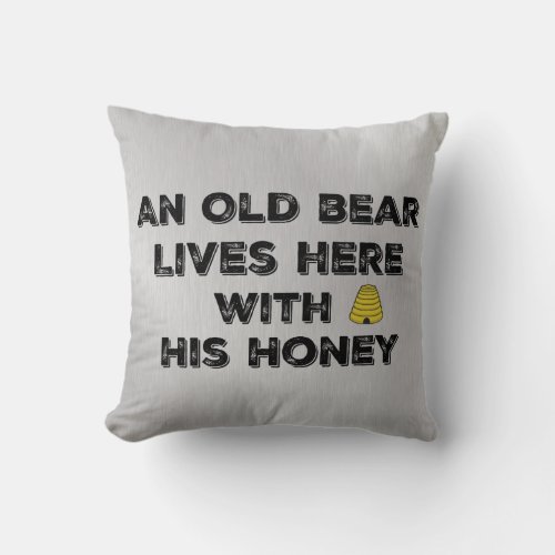 Funny Quote Couples Throw Pillow