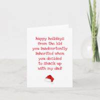 Merry Christmas bonus mom | Greeting Card