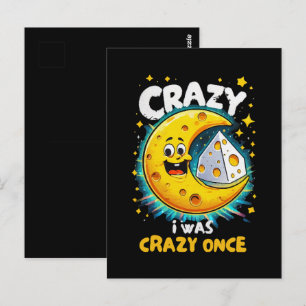 Funny quote for cheese lovers postcard