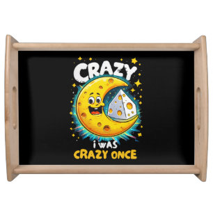 Funny quote for cheese lovers serving tray