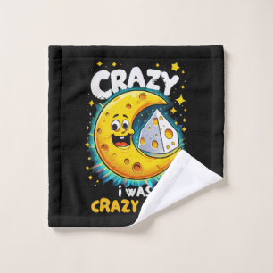 Funny quote for cheese lovers wash cloth