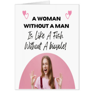 Funny Quote For Women's Equality Day Card