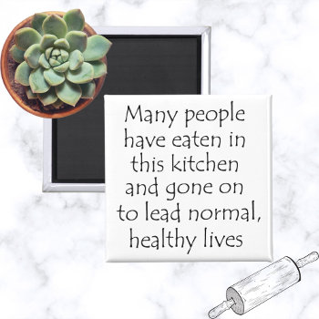 Funny Quote Fridge Kitchen Cooking Magnets Gifts by Wise_Crack at Zazzle