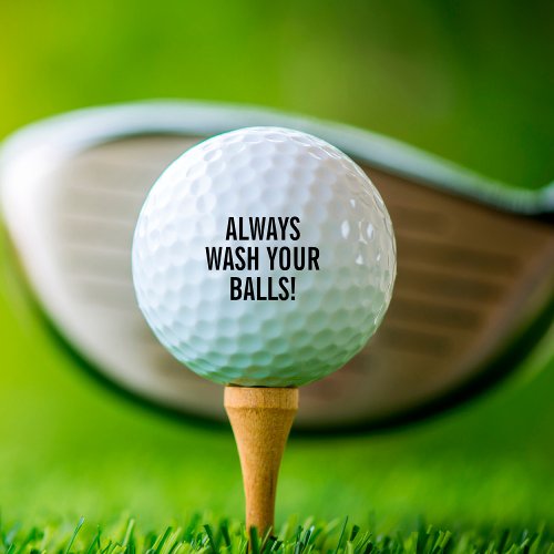 Funny Quote Golf Balls