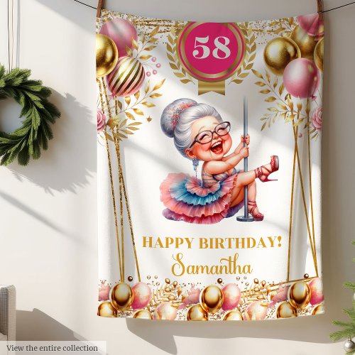 Funny Quote Grandma Blanket Personalized Gift