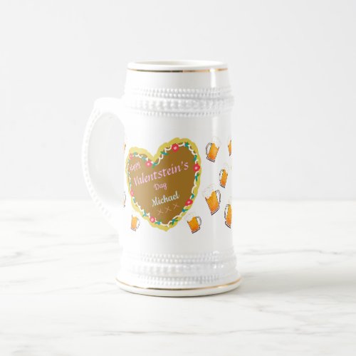 Funny Quote Happy Valensteins Day Valentine Beer Stein