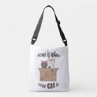 Funny quote Home is where your cat is