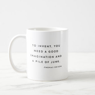Funny Quote Inventor Engineer Minimalist Aesthetic Coffee Mug
