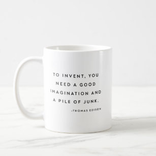 Funny Quote Inventor Engineer Minimalist Aesthetic Coffee Mug