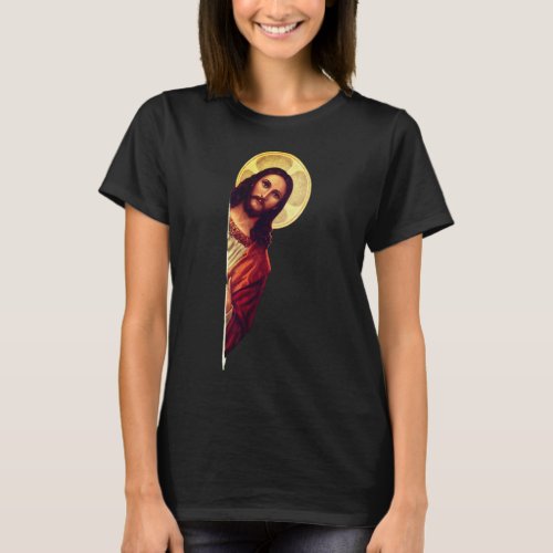 Funny Quote Jesus Meme I Saw That Christian Women T_Shirt