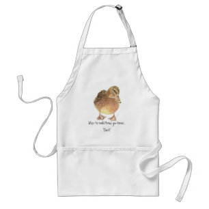 Funny Quote, Life throws Lemon, Duck, Humor Adult Apron