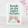 Funny quote pinkie galentine 3 photos collage mint card