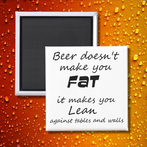 Funny quote refrigerator magnets beer joke novelty