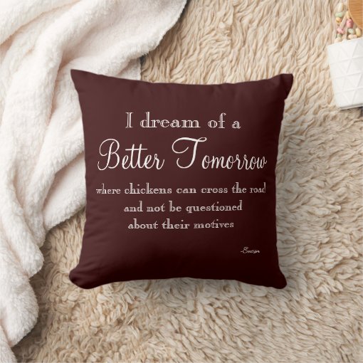 Funny Quote Throw Pillow | Zazzle