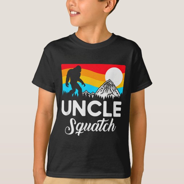 Funny Quote Uncle Bigfoot Squatch  T-Shirt (Front)