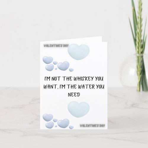 Funny Quote Valentines Day Holiday Folded Card