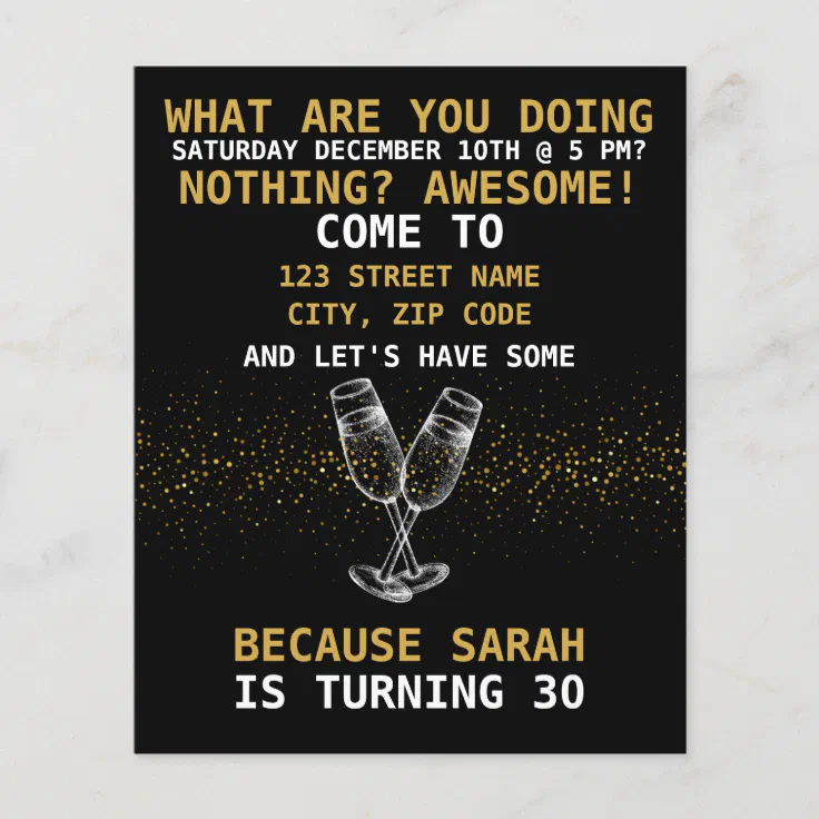 Funny quotes birthday party invitation | Zazzle Funny quotes birthday party invitation | Zazzle