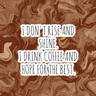 Funny quotes Coffee Cup labels
