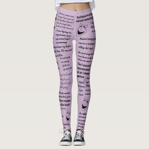 Funny Quotes _Customize it _ Yoga Leggings