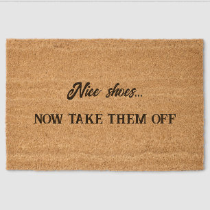 Funny quotes door mats