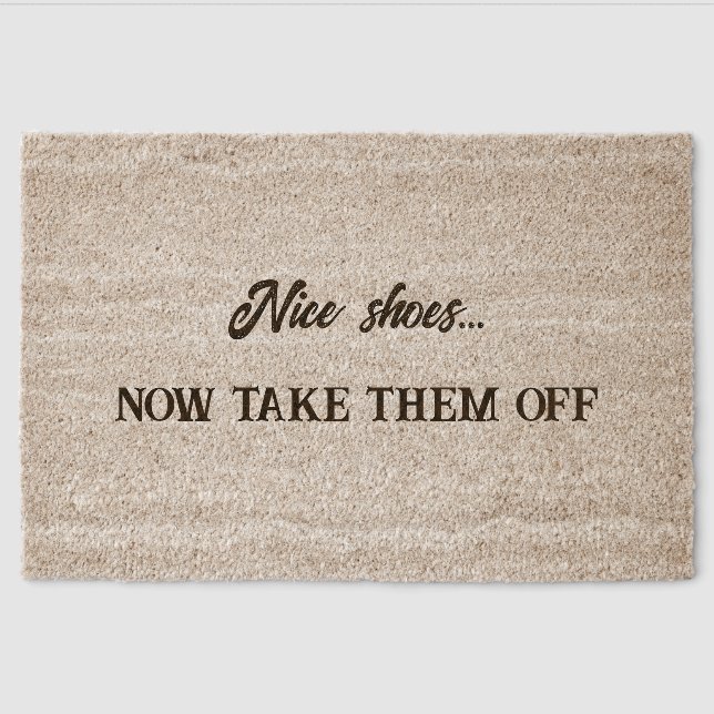Funny quotes door mats (Front)
