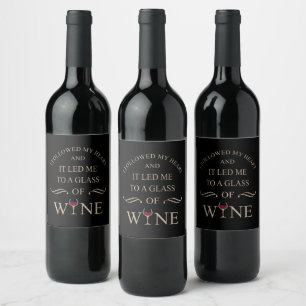 Funny quotes famous wine drinker slogan label
