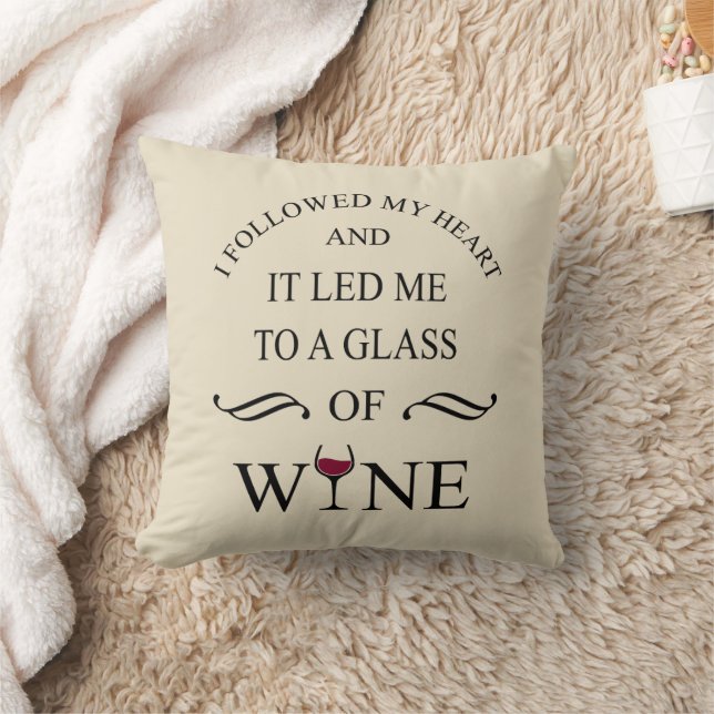 Funny quotes famous wine drinker slogan throw pillow (Blanket)