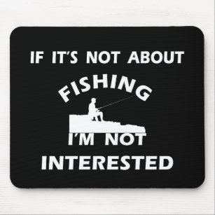 Fishing Humour Mouse Pads & Desk Mats