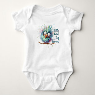 Funny Quotes Funny Quirky Whimsical Bird Baby Bodysuit
