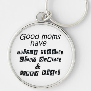 Funny quotes mom fun modern motivational saying keychain