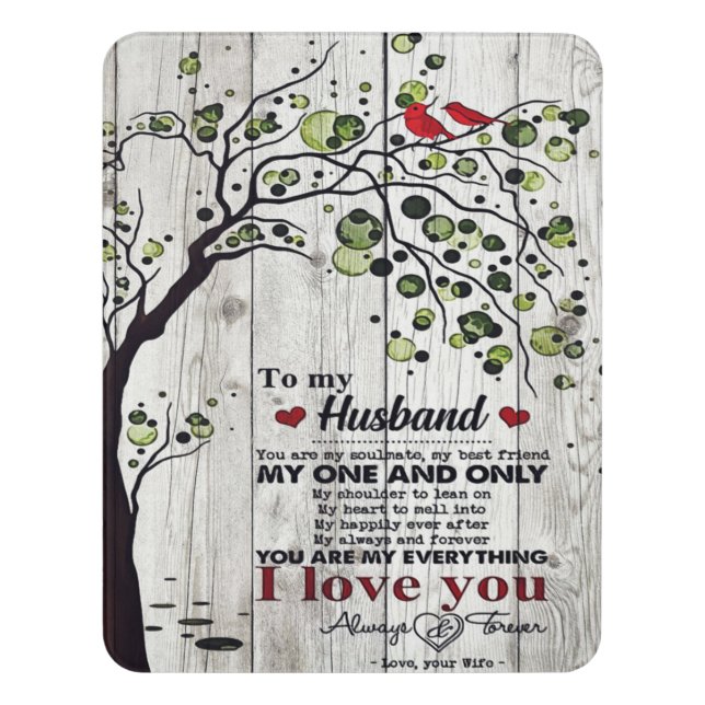 Funny Quotes To Husband | Gift For Man | Door Sign (Contemporary Vert)