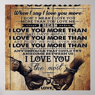 Funny Quotes To Husband Gift For Your Man Poster