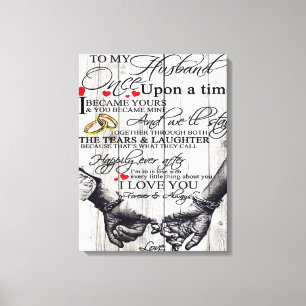 Funny Quotes To My Husband   Gift For Husband   Canvas Print