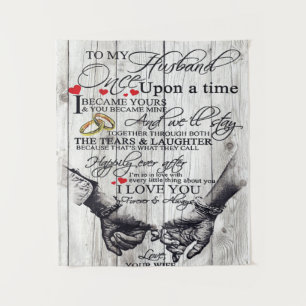 Funny Quotes To My Husband Gift For Husband Tapestry