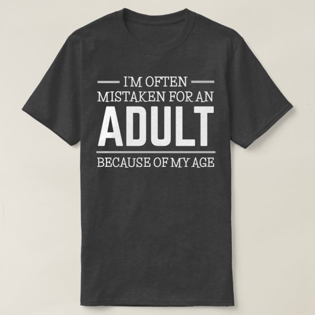 FUNNY QUOTES TShirt (Design Front)