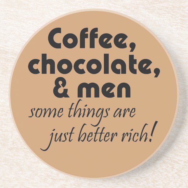 Funny quotes unique birthday gifts humor joke drink coaster (Front)